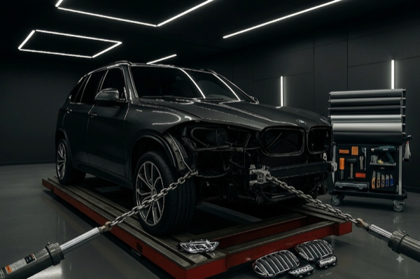 Авто з пошкодженою силовою структурою — приклад лота, який Icon Cars не везе